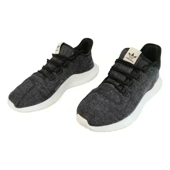 Adidas Originals Tubular 6.5 Black Grey Knit Sneakers - Picture 1 of 16